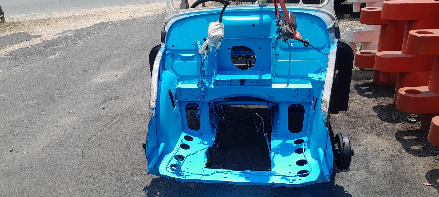 Paint begins
